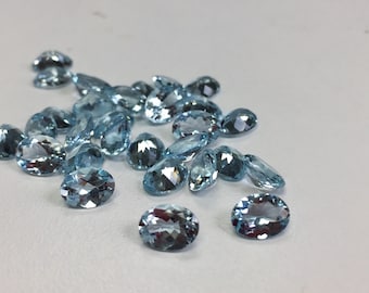 Aquamarine Oval 8x6mm