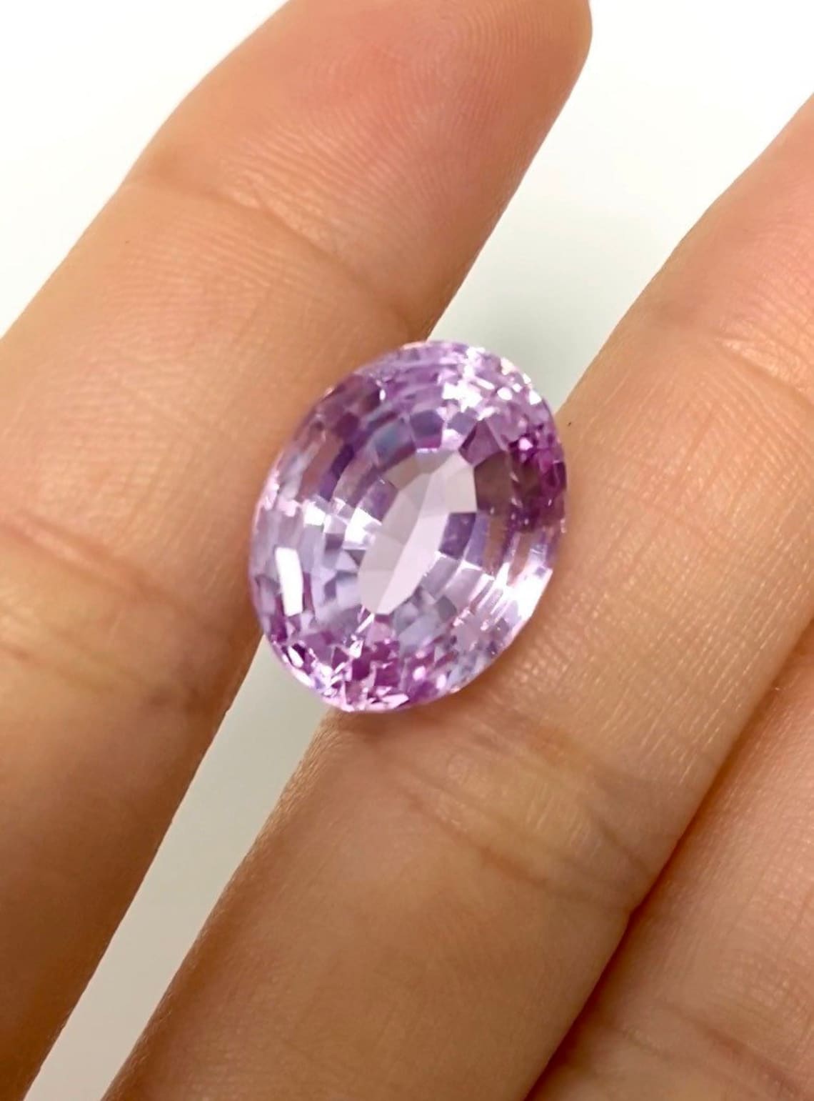 Kunzite Oval 17.43 CT, Kunzite Gemstone, Loose Stones, Kunzite, Oval Gemstones, Carat, Natural