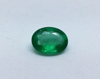 Zambia Emerald Oval 9x7mm Nice Lustre Great Brillance Excellent Color