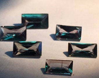 Alexandrite Baguette Approximately 5x2.5mm (0.24-0.25cts) Beautiful Color Change Green to Purple