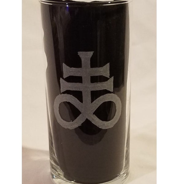Satanic Cross Candle Holder / Flower Vase