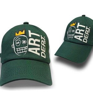 Basquiat Crown Hat – Hip Hop Rapper Trap Music Dad Cap, Unisex 100% Cotton