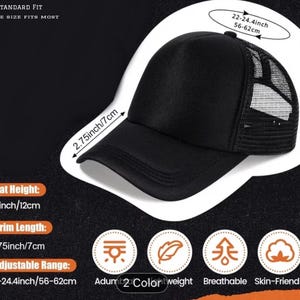 Graphic Print Viny Logo Mesh Trucker Baseball Cap | Basquiat Inspired Pop Art Dino Snapback Hat image 5