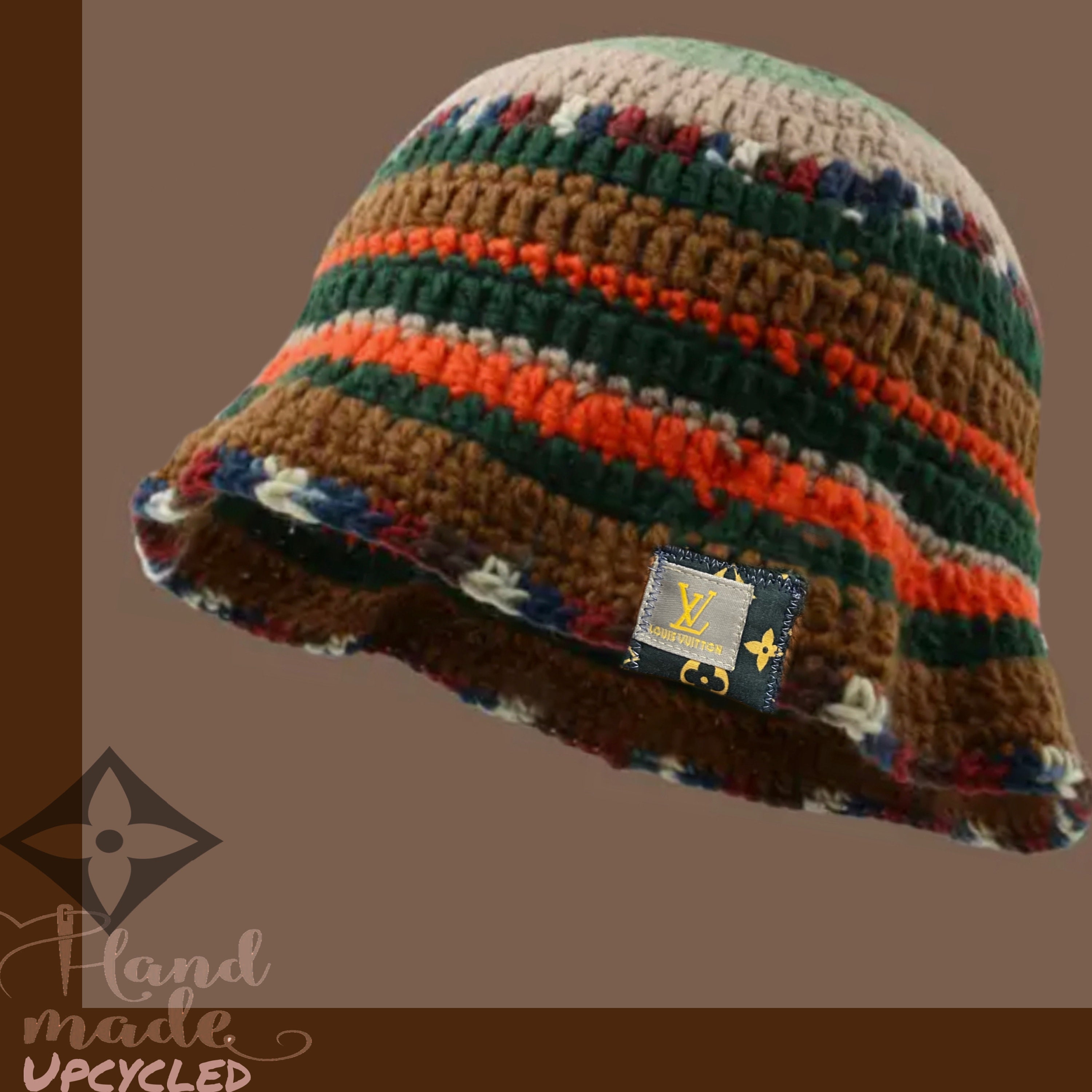1of1 Handmade Crochet - Designer Unisex Fisherman Bucket Hat