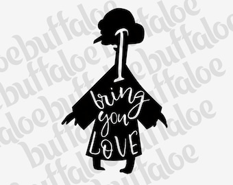 Mr Burns I Bring You Love SVG pdf EPS Cut Files Digital DOWNLOAD Mr Burns Sticker I Bring You Love Sticker