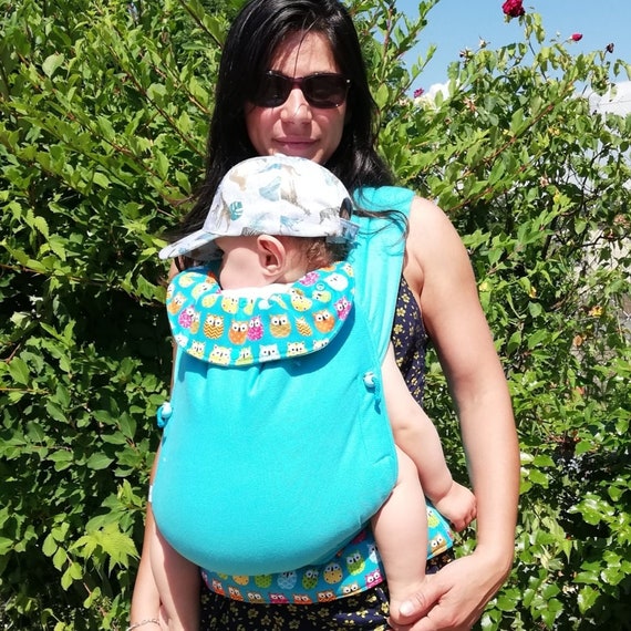 Baby Carrier Baleine Bleue Of The Birth To 15 Kgs 100 Etsy
