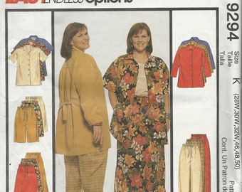 McCalls Wardrobe Builder Sewing Pattern 9294