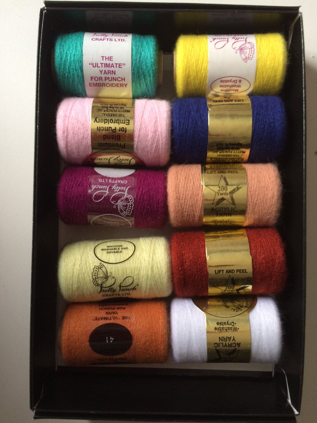 Punch Embroidery Yarn Kit Punch Embroidery Yarn Kit