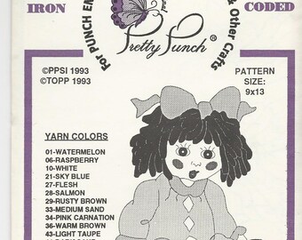 Art Image, Hot Iron Transfer Pattern of Raggedy Annie