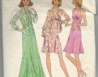 Dress and Jacket Pattern, Simplicity 6930 Vintage Lades Dress Sewing Pattern