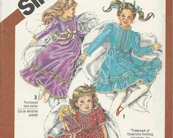 Simplicity 5354 Toddler's Cinderella Dress for Size 1