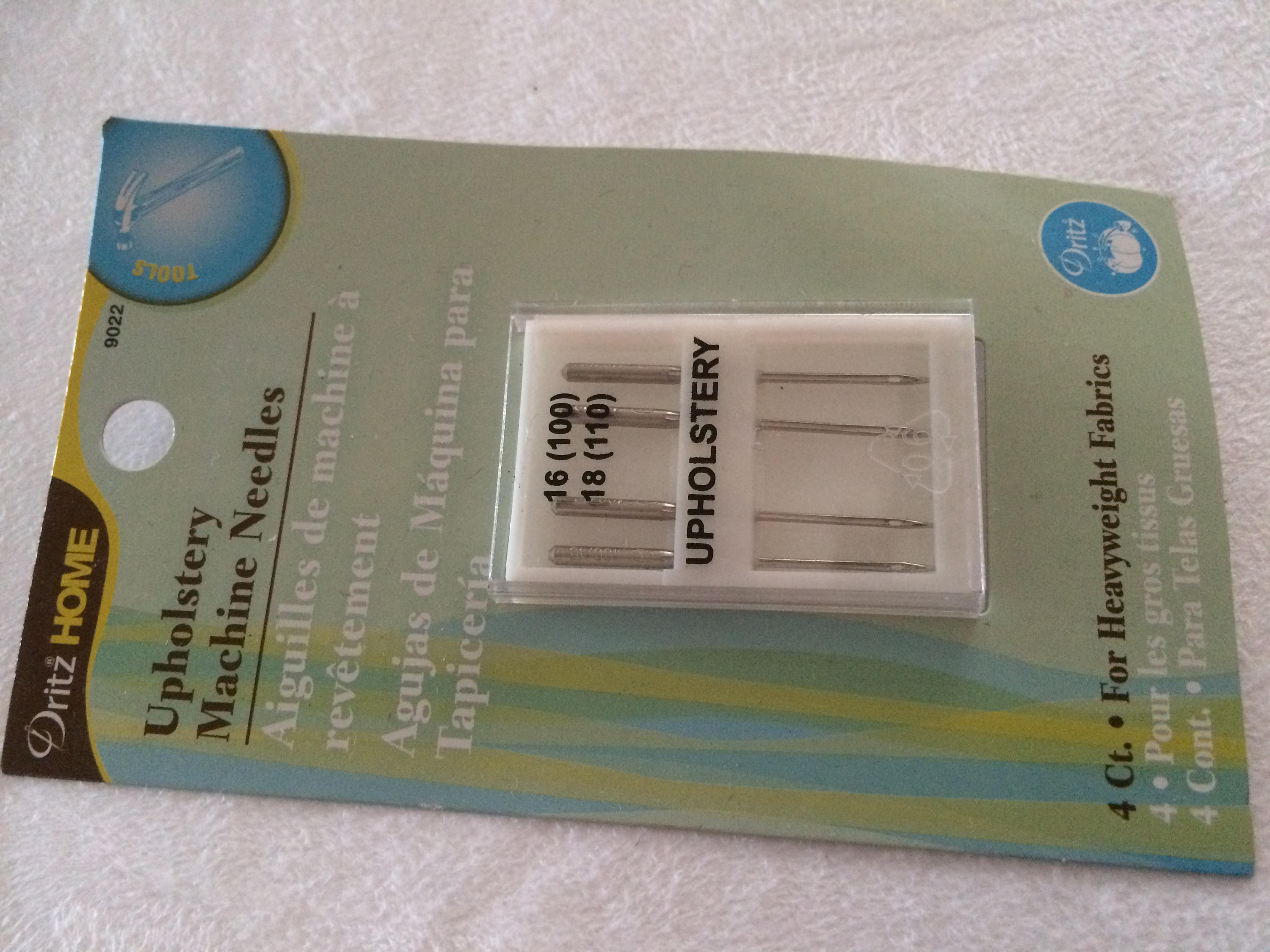 Dritz Home Sewing Machine Needles for Upholstery