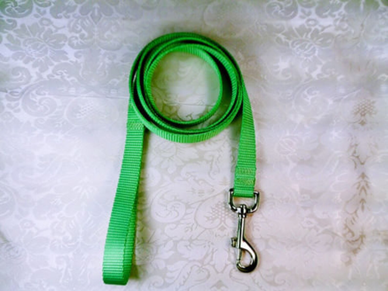 DOG LEASH PERSONALIZED Embroidered 1 3/4 & Etsy