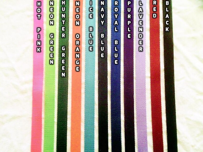 Personalized Embroidered Dog Collars