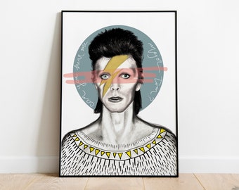 PRINT David Bowie - Space Oddity