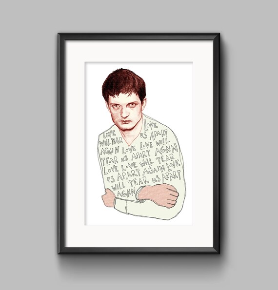 Joy Division Ian Curtis 公式ポスター＋額縁 Joy Division Ian Curtis Vintage U.K. Import Poster 1980's