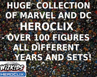Large Collection of 100+ Heroclix Figures - Random Marvel DC TMNT Indie  Yugioh Avengers Unique Super Rare LE Modern Golden Age Legacy Lot Nm - Etsy