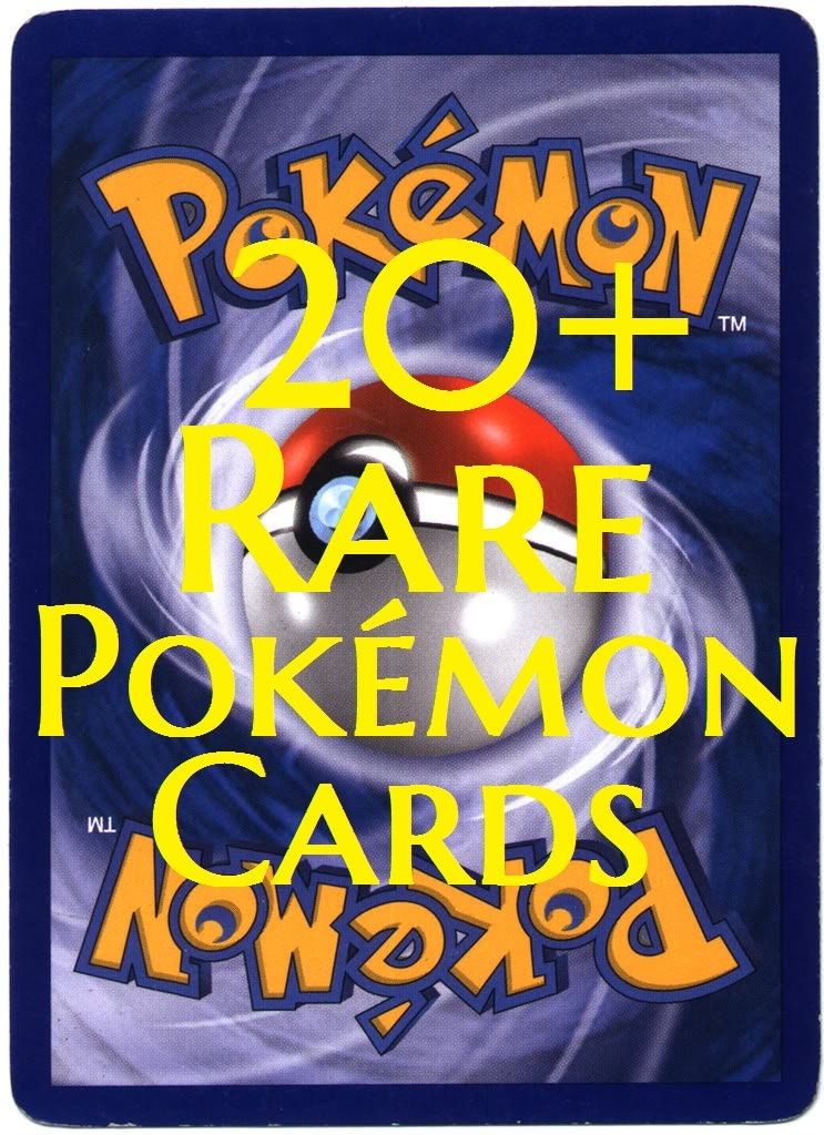 20+ Rare Pokmon Cards Lot - Rares Only - English - NM - All different years and sets! - 20 Random Pokemon TCG Card Collection Free Shipping 20+ Rare Pokmon Cards Lot - Rares Only - English - NM - All different years and sets! - 20 Random Pokemon TCG Card Collection Free Shipping