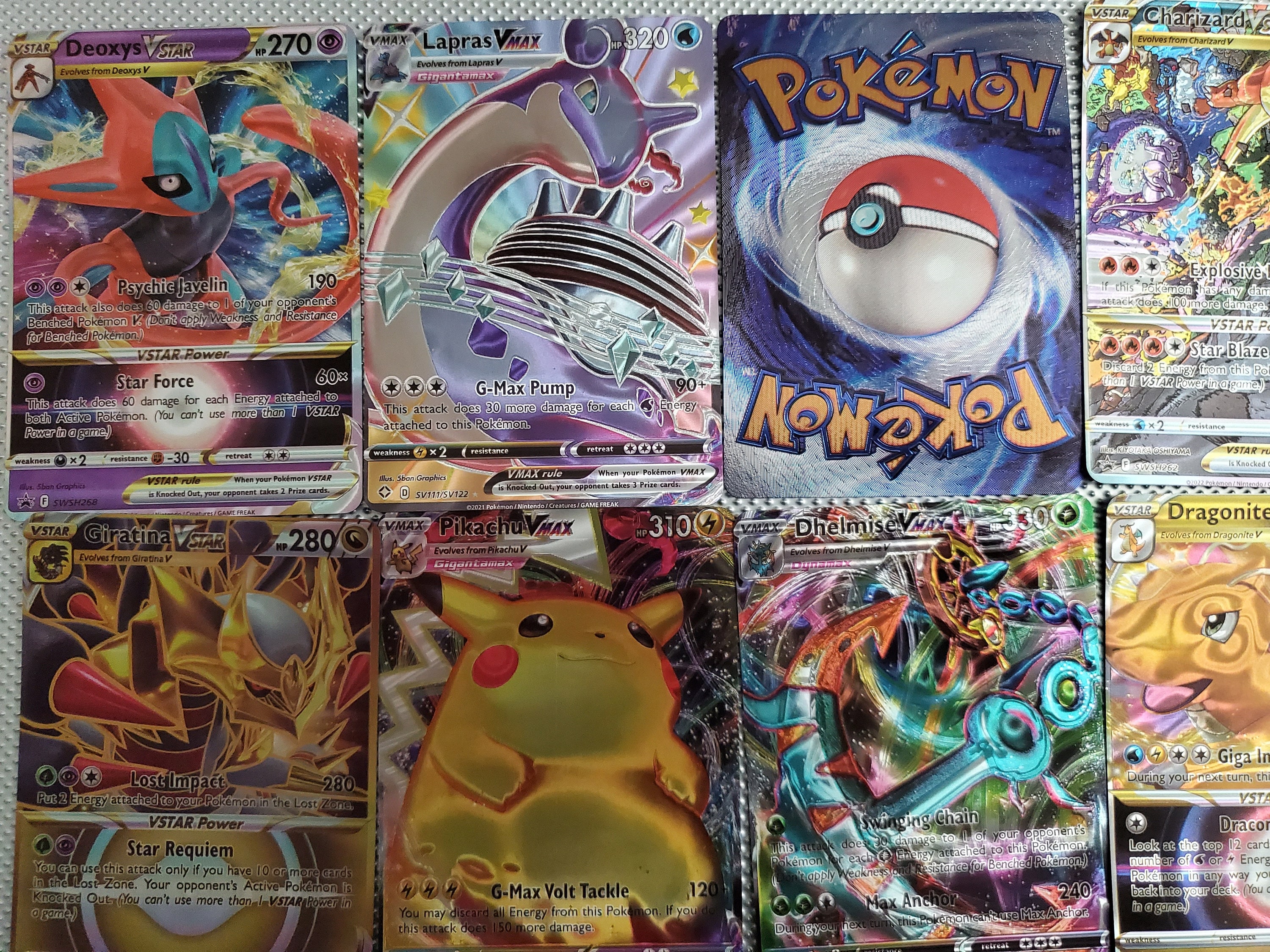 20 X Custom Pokmon Textured Foil Art Cards - Highest Quality Random Lot  English All Unique Secret Rare Full Color Pokemon Card Collection - Etsy