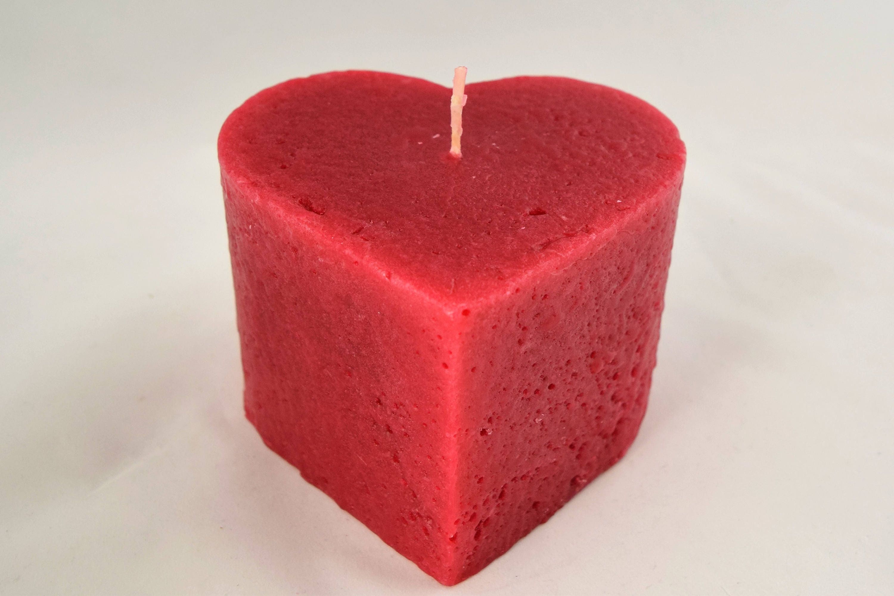 Red Heart Candle 