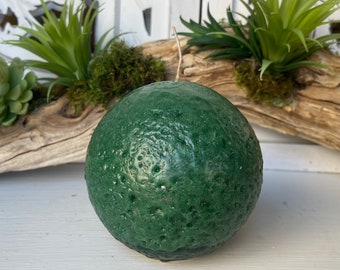 Medium Green Sphere (Ball) Candle