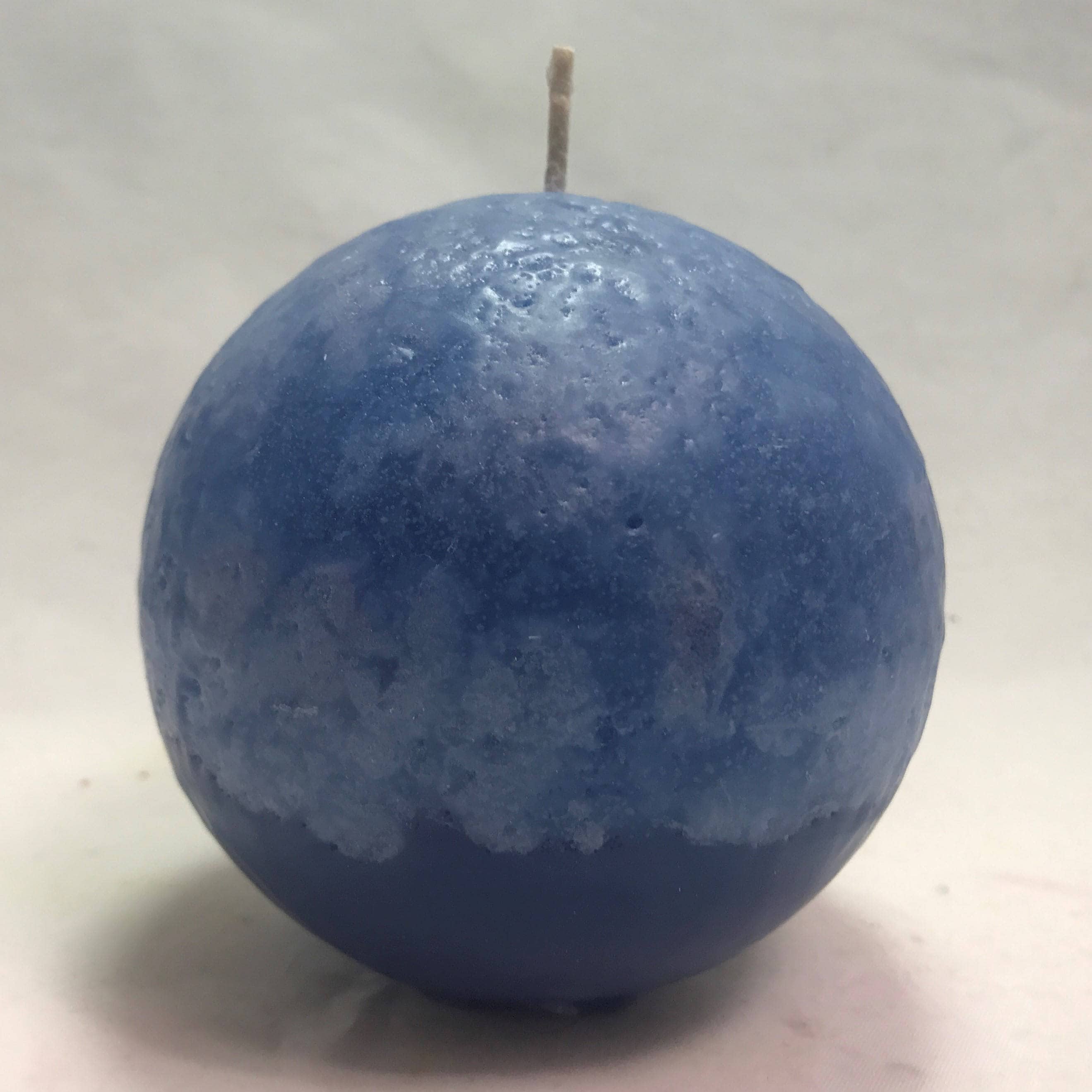 Medium Blue Sphere (Ball) Candle