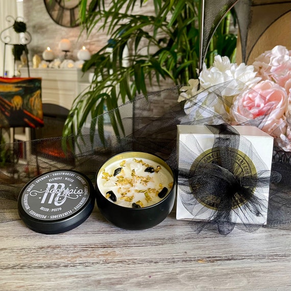 Scorpio Zodiac Soy Candle - 8 ounces
