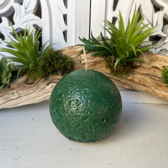 Mini Green Sphere (Ball) Candle