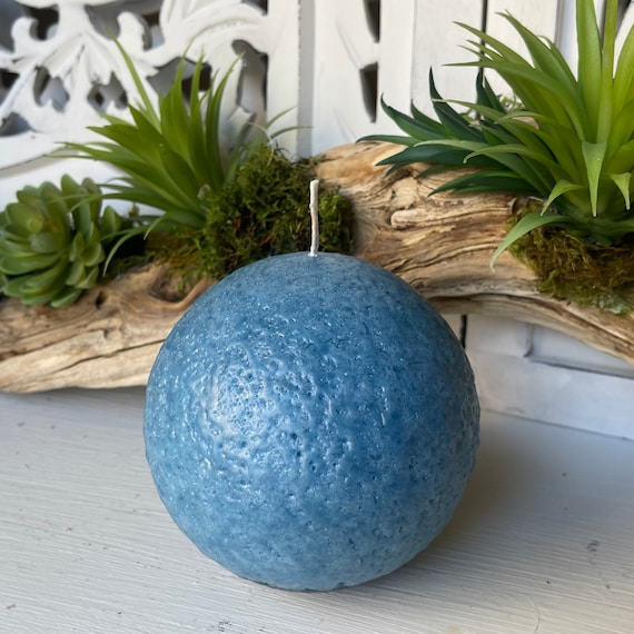Mini Blue Sphere (Ball) Candle