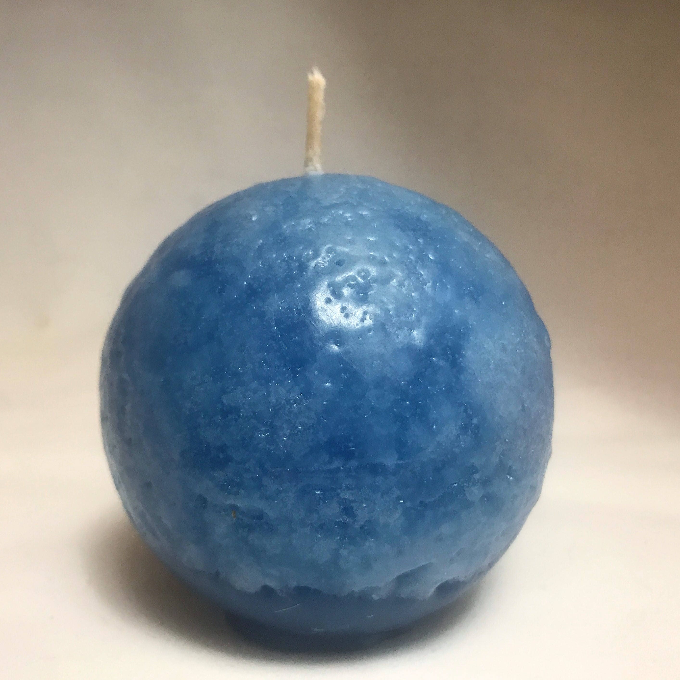 Mini Blue Sphere (Ball) Candle