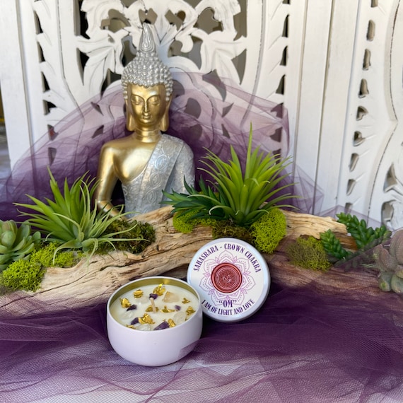 Sahasrara - Crown Chakra  Soy Candle - 8 ounces