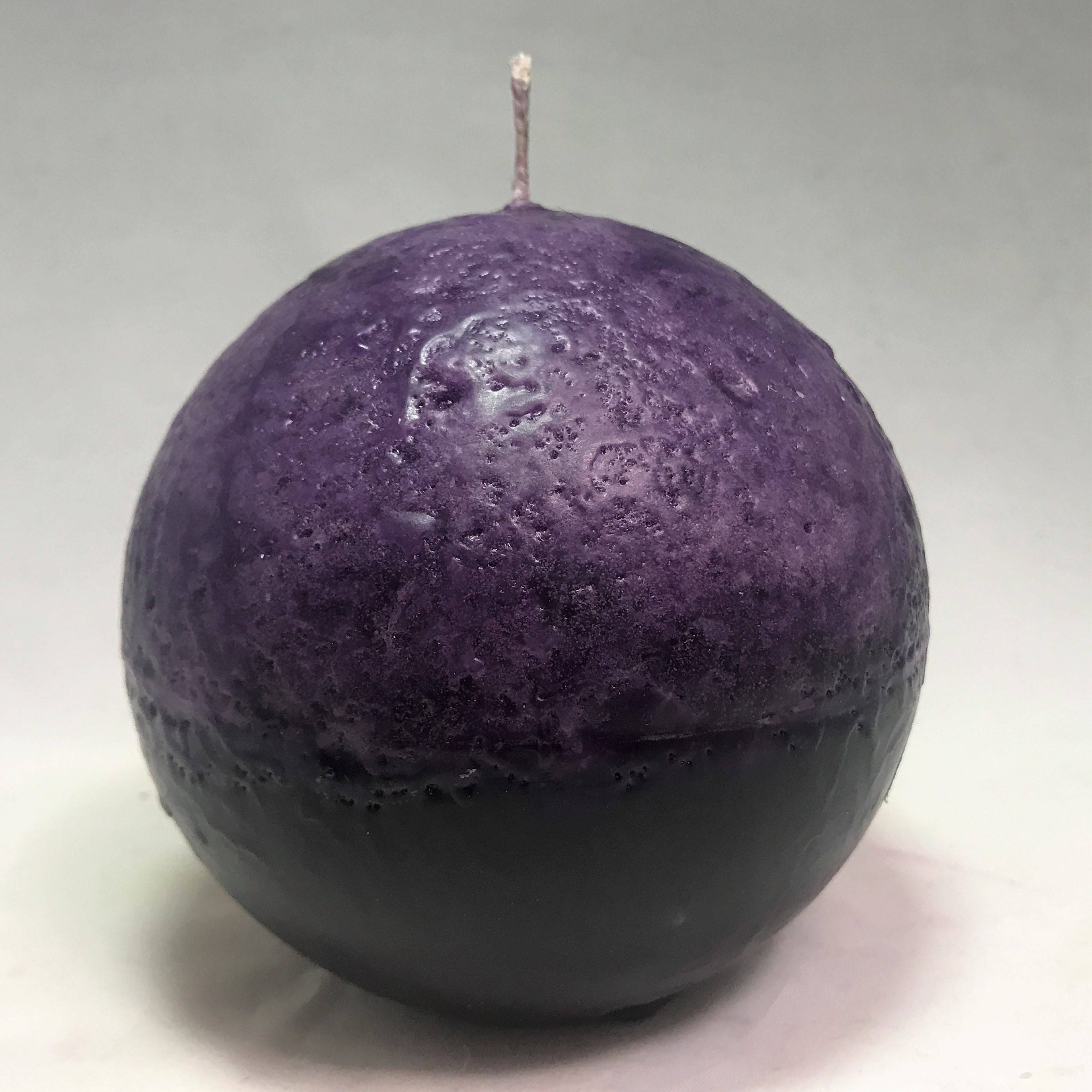 Large Purple Sphere (Ball) Candle