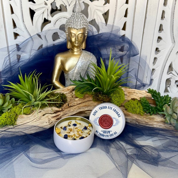 Ajna - Third Eye Chakra Soy Candle - 8 ounces