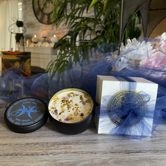 Pisces - Zodiac Soy Candle - 8 ounces