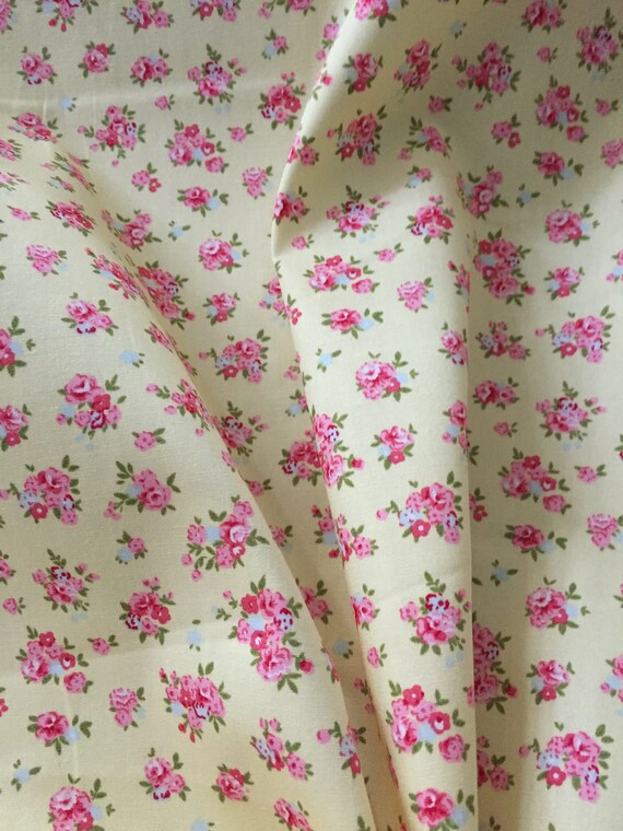 1 Meter Clock Print 100/% Pure Cotton dress fabric Craft 45”Poplin New Material