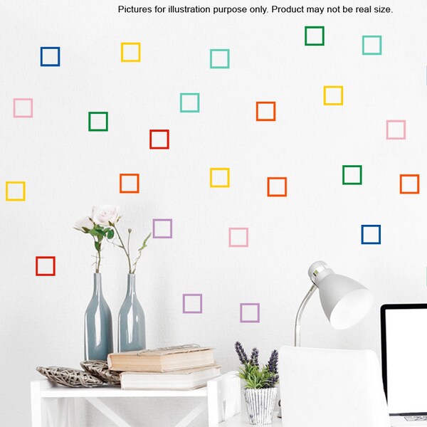 Square Wall Decals Etsy