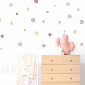 watercolour nursery wall stickers