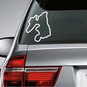 Sticker île d'Islay, sticker île d'Islay, sticker contour Islay, sticker voiture île écossaise, sticker île d'Islay Ecosse