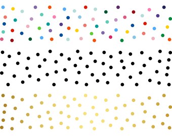 Polka Dots Wandtattoo, Runde Kreise Konfetti Aufkleber, Wanddeko Idee, Kinderzimmer Aufkleber, Polka Dots Wandtattoo, Polka Vinyl Wandkunst Aufkleber