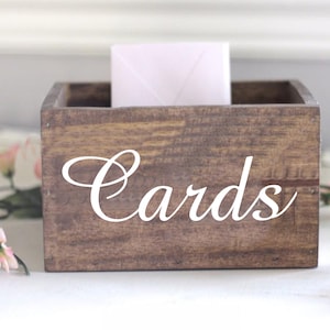 Hochzeit Card Box Aufkleber, Script Vinyl Aufkleber, Individueller Schriftzug, Hochzeit Willkommensschild, Glas Aufkleber, Geschenkbox Aufkleber, Kalligraphie Aufkleber