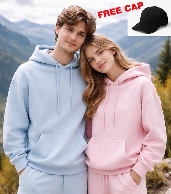 Anxiety Relief Hoodie – Cozy Oversized Comfort Hoodie for Stress & Calm | Mental Health Self Care Wear | Soft Emotional Support FREE CAP