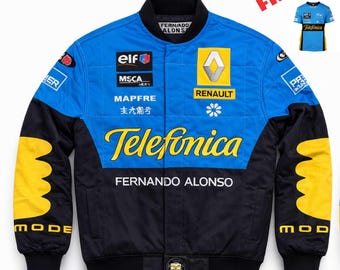 Vintage Renault F1 Team Fleece Jacket, Size S, ING & ELF Sponsors