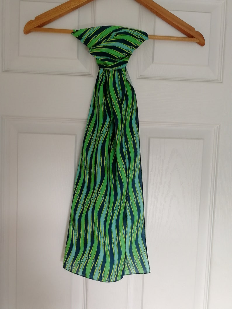 Cotton lawn scarf designed by Angela Gardner image 1