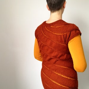 Knitting Pattern Helter Skelter Dress