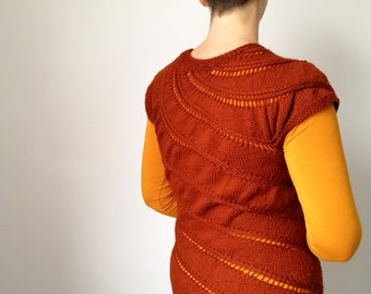 Knitting Pattern Helter Skelter Dress