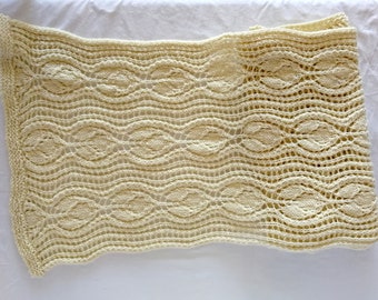 Knitting KIT to make Lotus Bud Lace Long throw