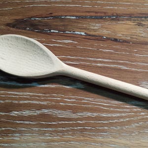 CUCCHIAIO MESTOLO in legno di FAGGIO, con incisione personalizzata, made in Italy, 25 cm