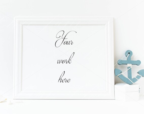 Frame Mockup Horizontal Frame Mock Up Nursery Mockup Beach