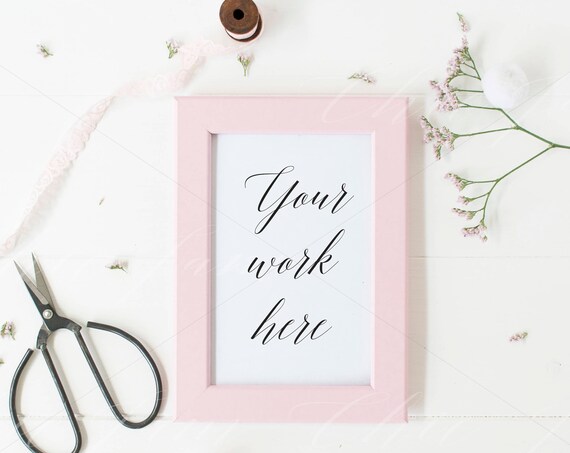 Frame Mockup Floral Frame Mockup Wedding Mock Up Pink Frame Mockup Floral Frame Mockup Wedding Mock Up Pink