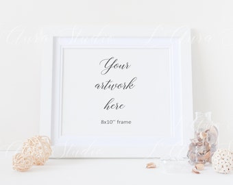 Frame Mockup 8x10floral Wedding Styled Stock Etsy